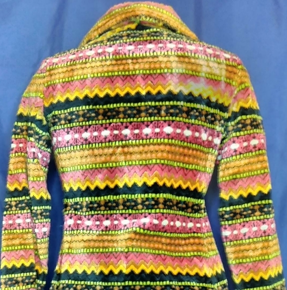 Geno California women's Tapestry Over Coat size M - Picture 2 of 7